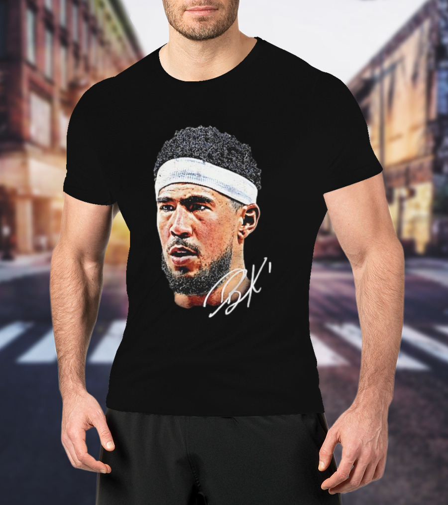Devin Booker NBA Big Face BK Signature T-Shirt
