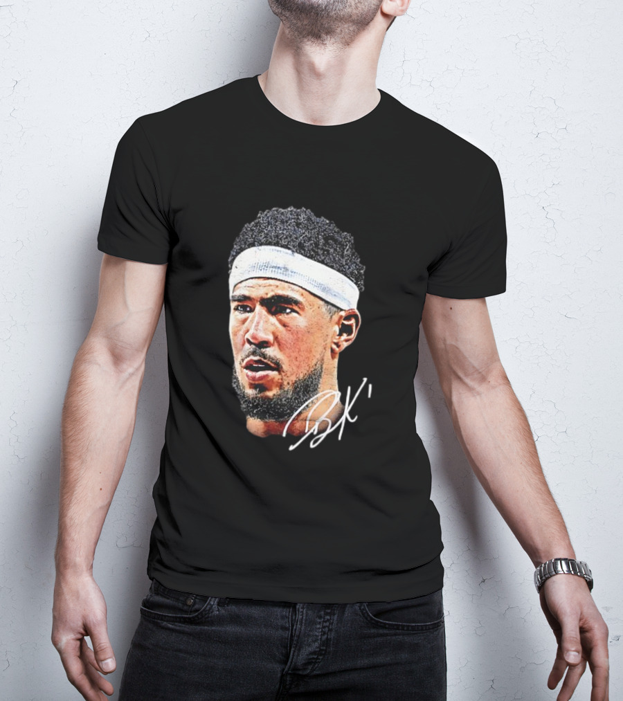 Devin Booker NBA Big Face BK Signature T-Shirt
