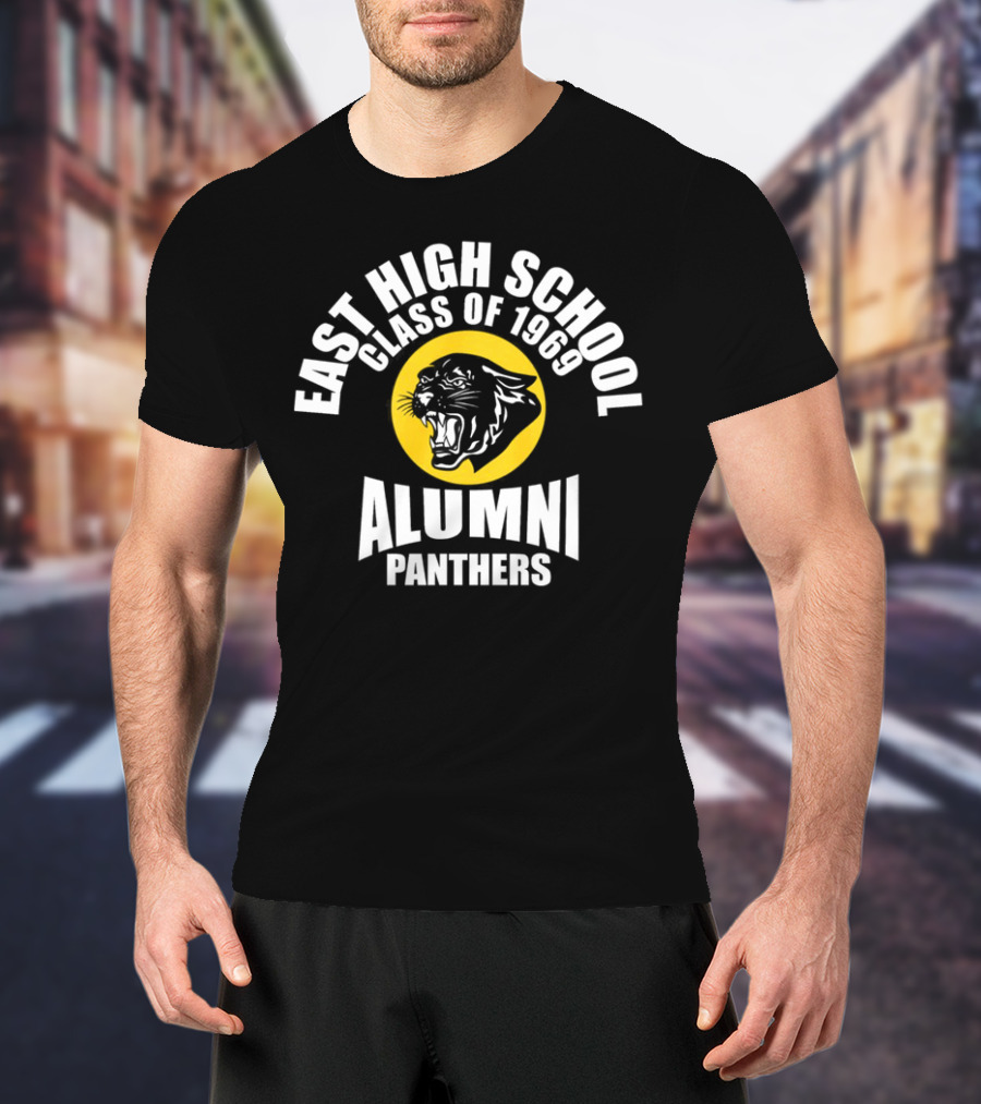 East High School Class Of 1958 Alumni Panthers T-Shirt