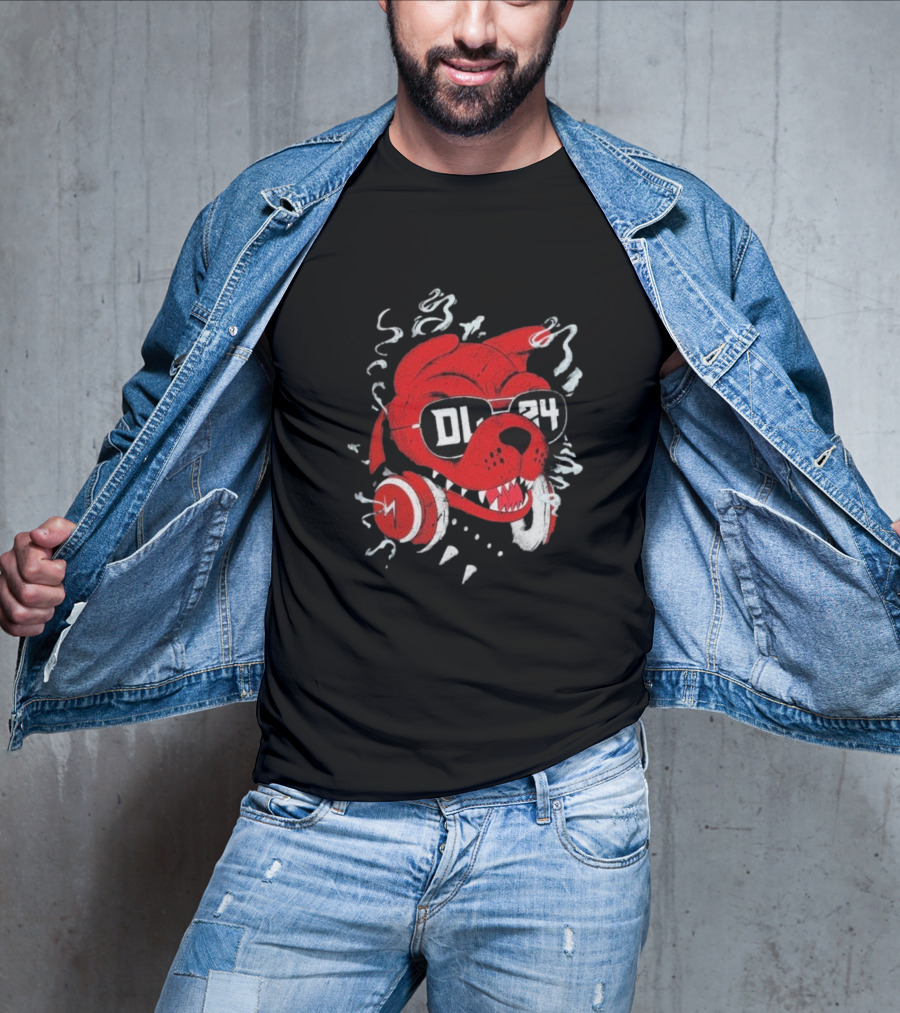 Download Festival 2024 DL24 Headphones Bulldog T-Shirt