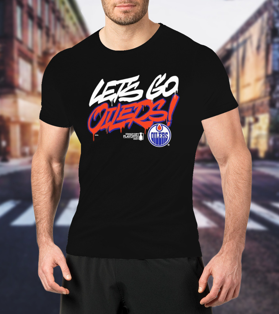 Edmonton Oilers Let's Go 2025 Stanley Cup Playoffs T-Shirt
