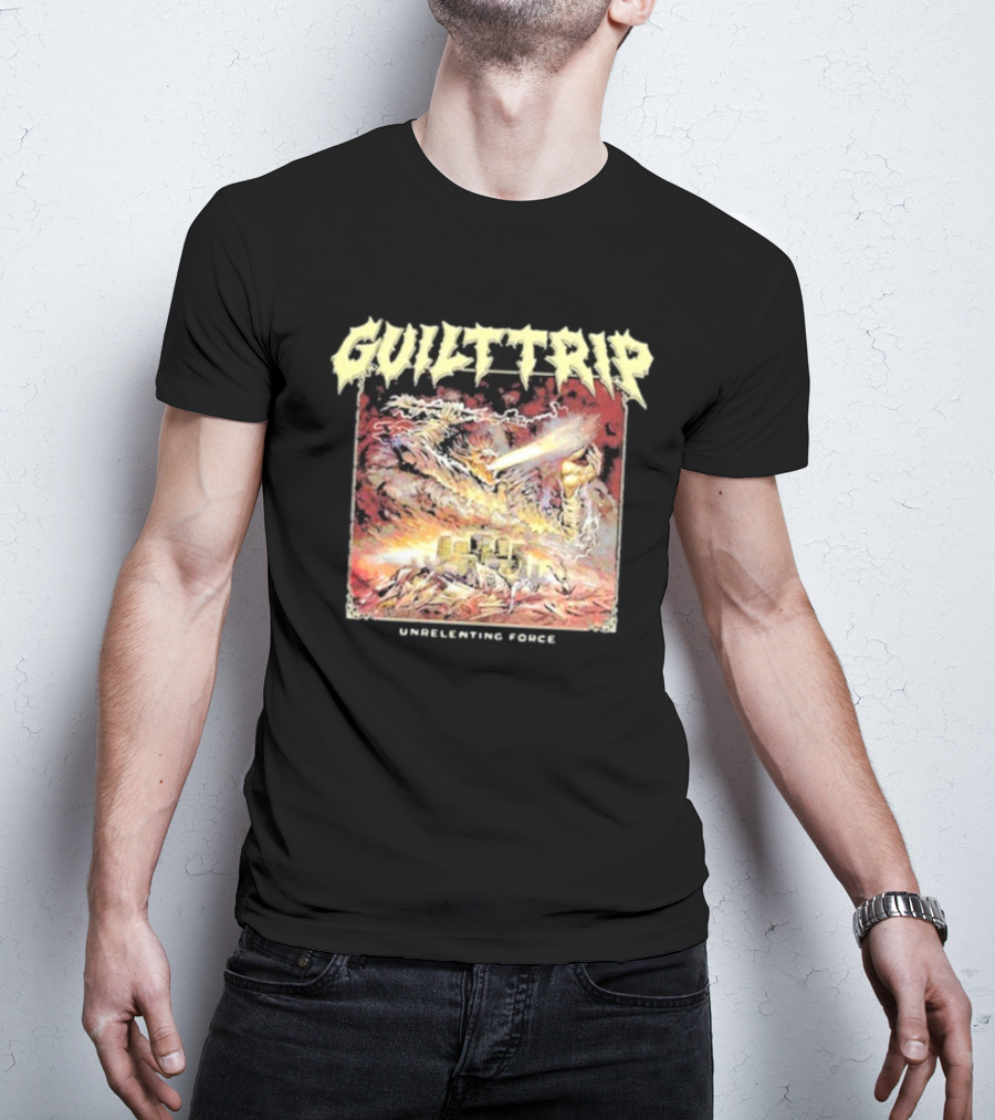Guilt Trip Unrelenting Force Apocalyptic City Destruction T-Shirt