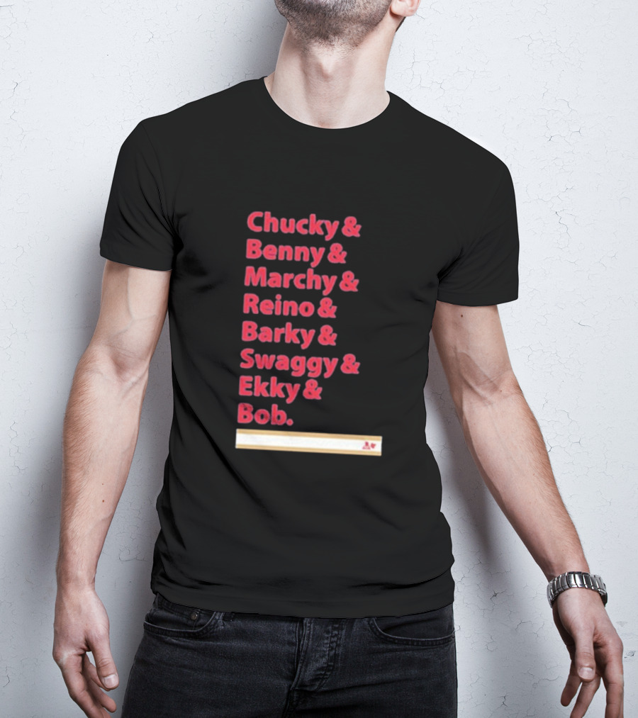 Florida Panthers Chucky Benny Marchy Reino Barky Swaggy Ekky Bob Names T-Shirt