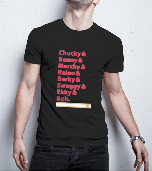 Florida Panthers Chucky Benny Marchy Reino Barky Swaggy Ekky Bob Names T-Shirt