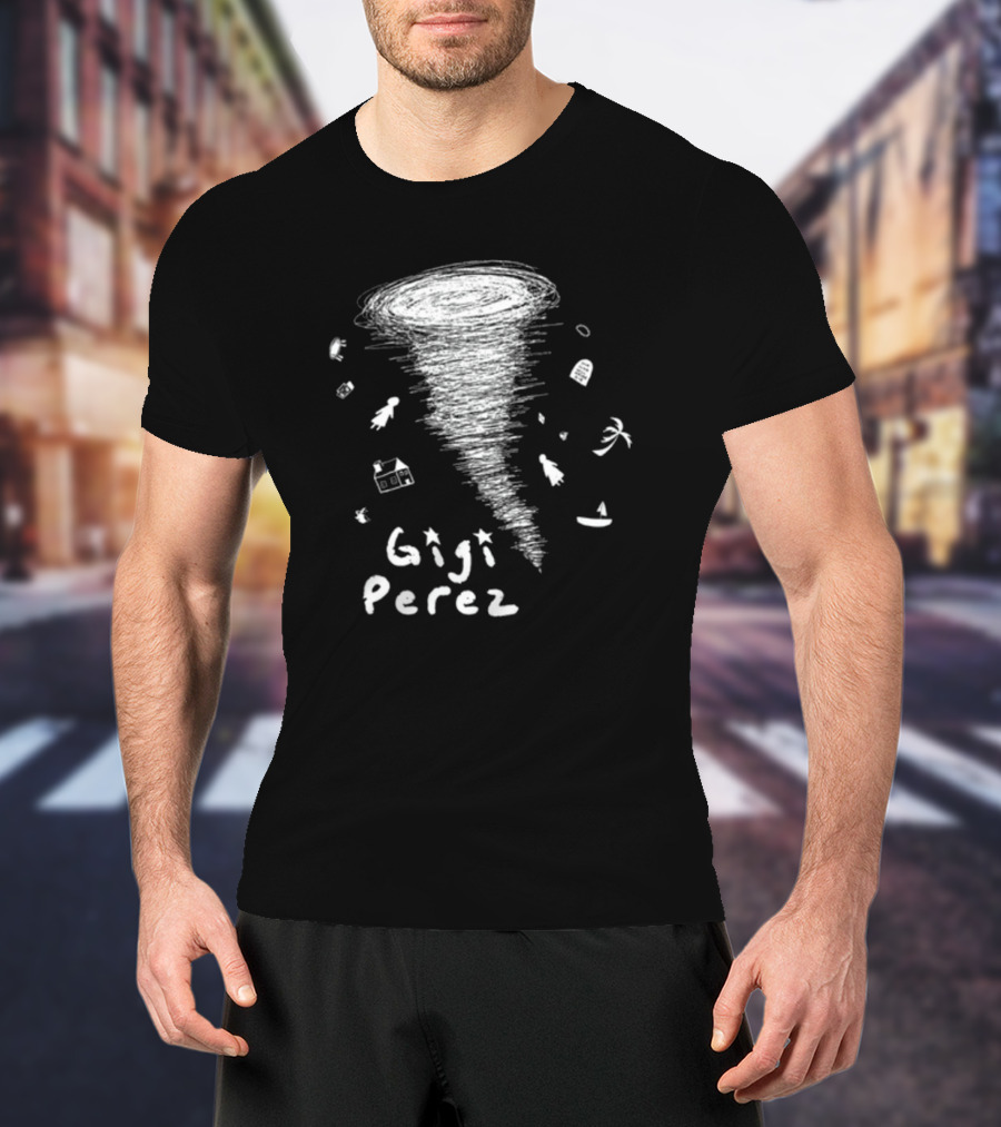 Gigi Perez Twister And Flying Items At The Beach Scene T-Shirt