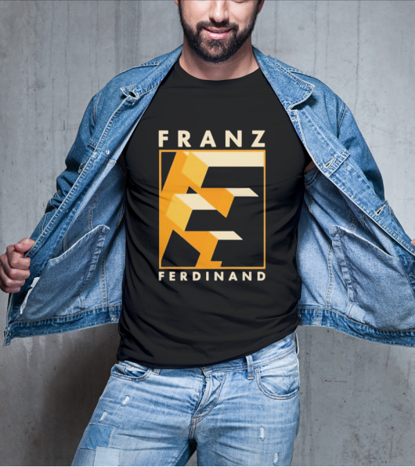 Franz Ferdinand Orange Geometric E T-Shirt