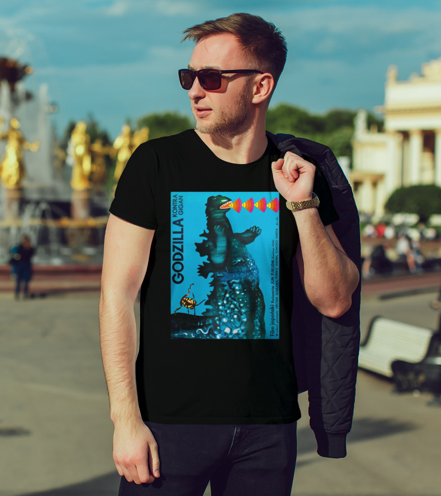 Godzilla Kontra Gigan Film Japoński Reżyseria Jun Fukuda T-Shirt