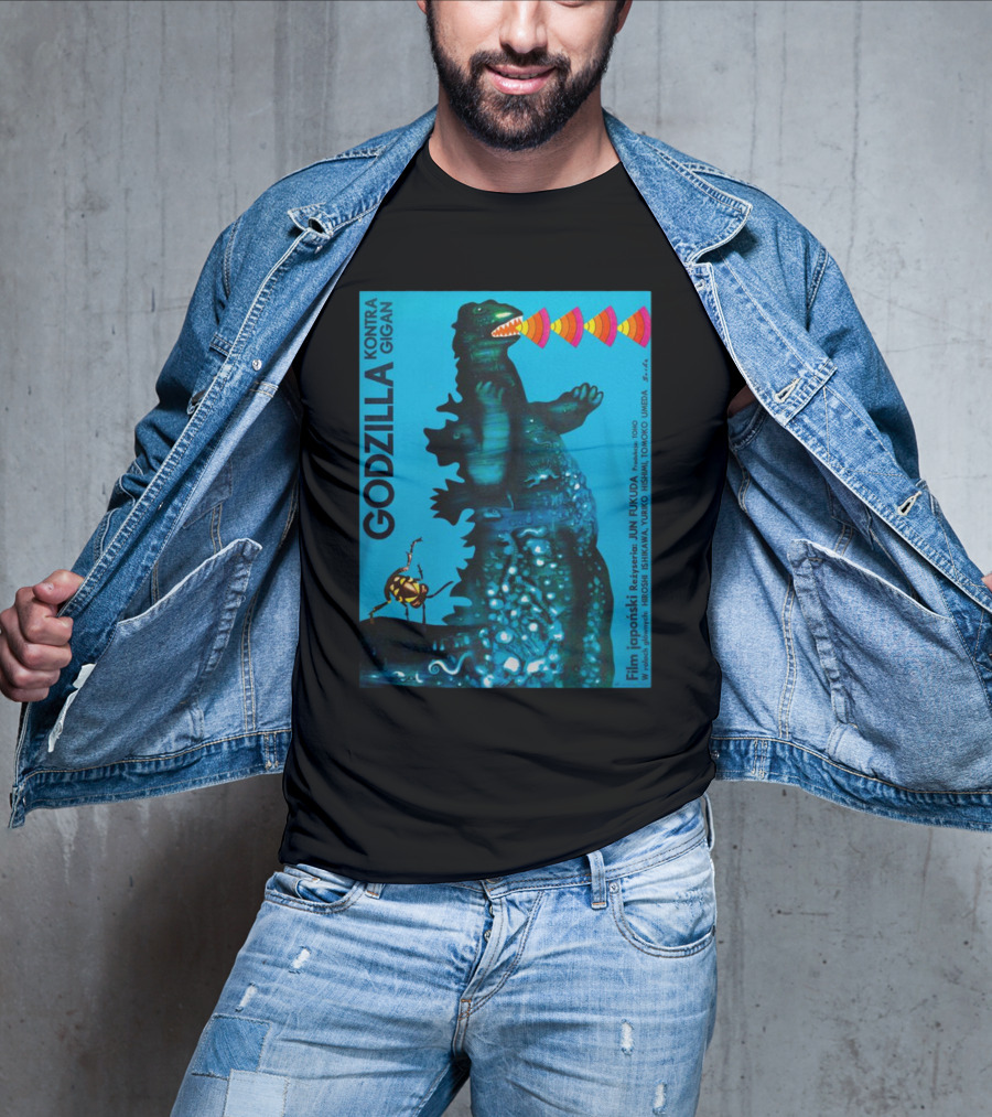 Godzilla Kontra Gigan Film Japoński Reżyseria Jun Fukuda T-Shirt