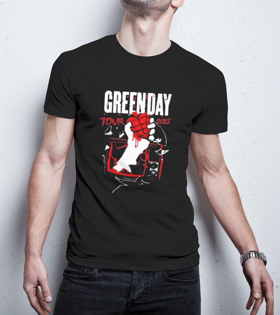 GREEN DAY TOUR 2025 HAND GRENADE IMAGE T-Shirt