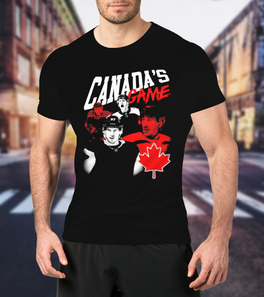 Canada's Game 4 Nations Team Maple Leaf T-Shirt