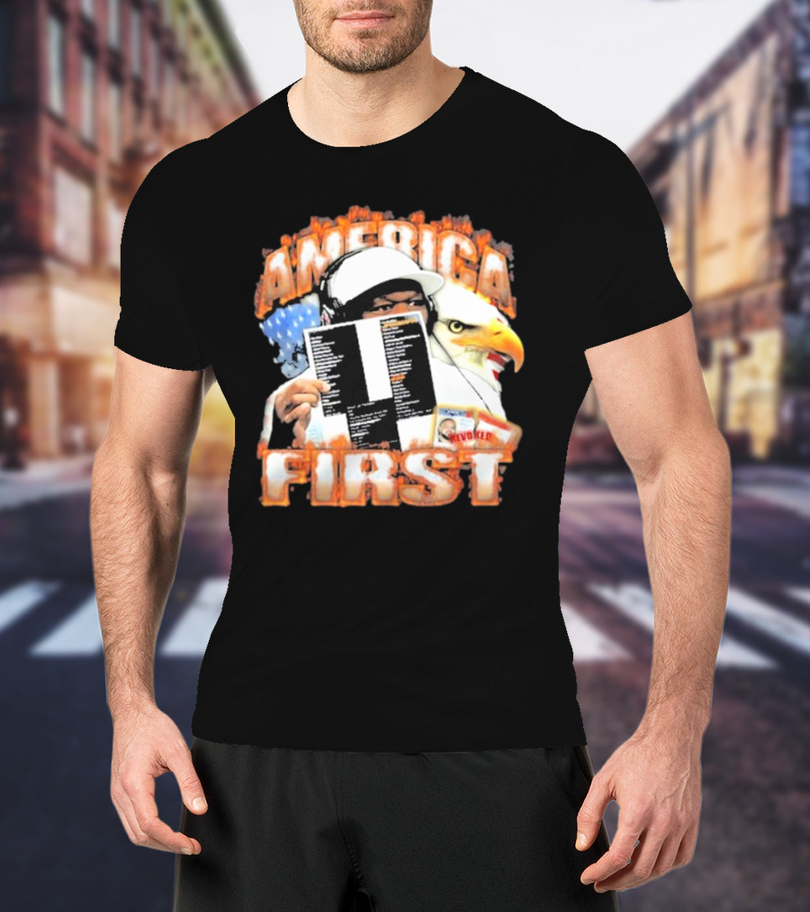 2024 JPEGMafia America First Eagle Headphones Revoked T-Shirt