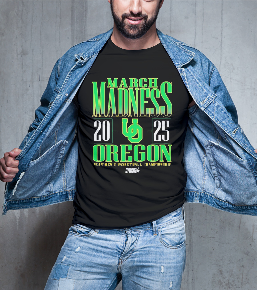 2025 Oregon Ducks March Madness NCAA Men’s Basketball Championship T-Shirt