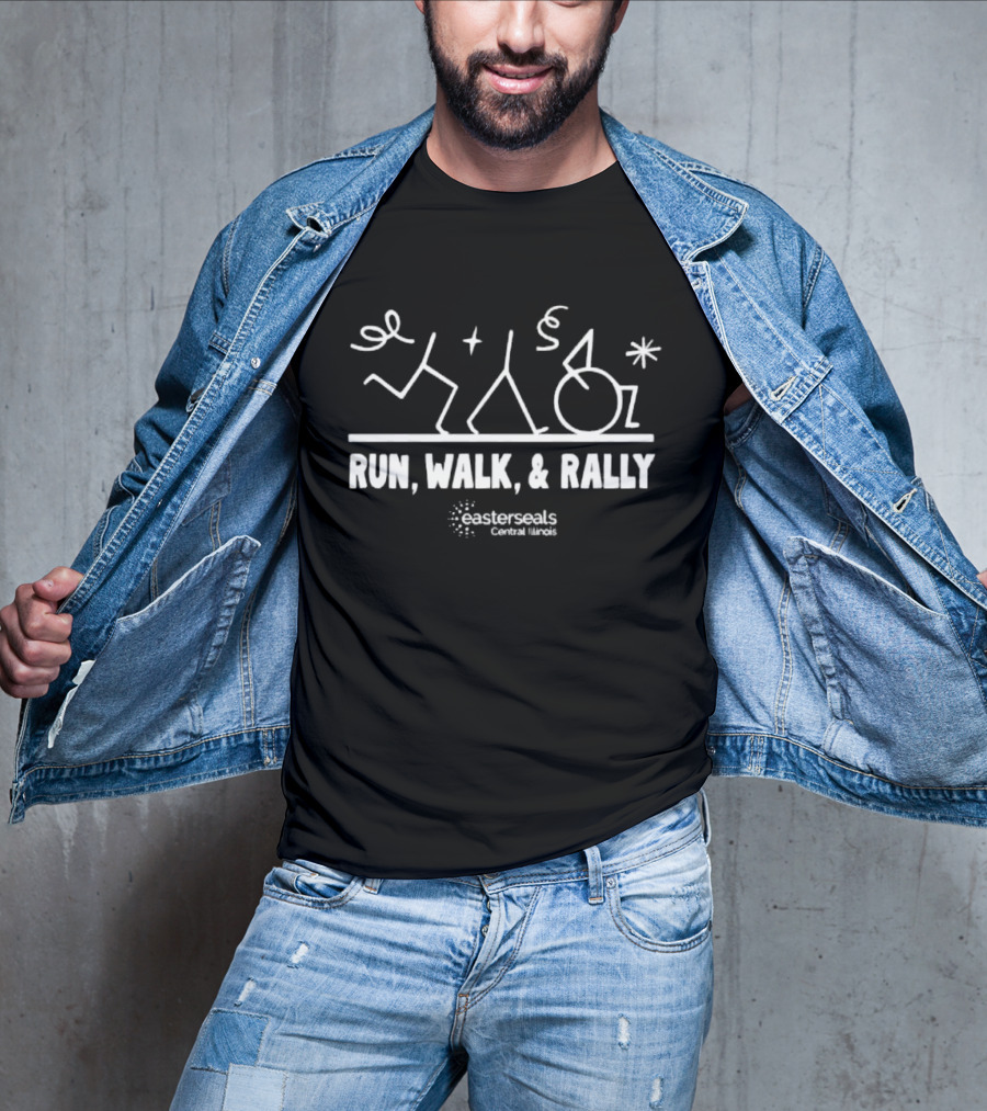 Run Walk Rally Easterseals Central Illinois 2025 T-Shirt