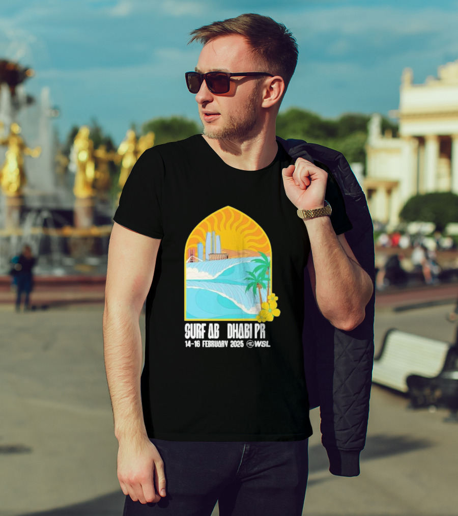 Surf Abu Dhabi Pro 14-16 February 2025 WSL Event T-Shirt