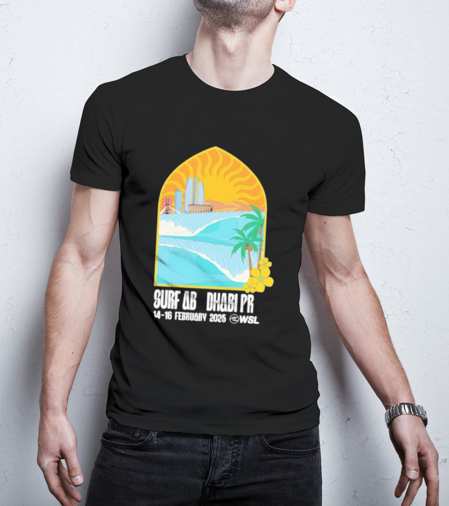 Surf Abu Dhabi Pro 14-16 February 2025 WSL Event T-Shirt