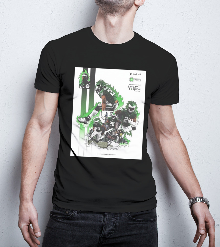 Kozy Archive Issue Vol Three Saysay Quon 26 Philadelphia Eagles T-Shirt