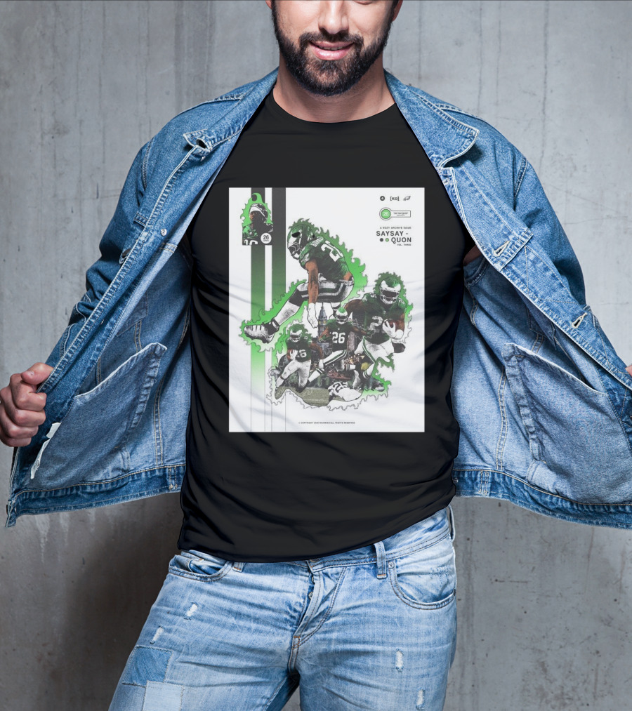 Kozy Archive Issue Vol Three Saysay Quon 26 Philadelphia Eagles T-Shirt