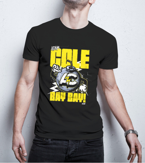 Adam Cole Bay Bay AC Bombs Away Comic Style T-Shirt