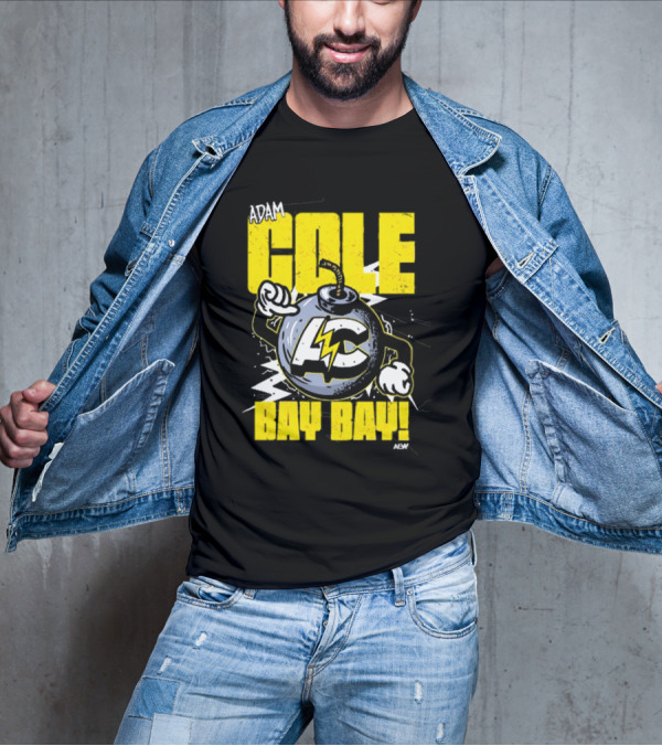 Adam Cole Bay Bay AC Bombs Away Comic Style T-Shirt