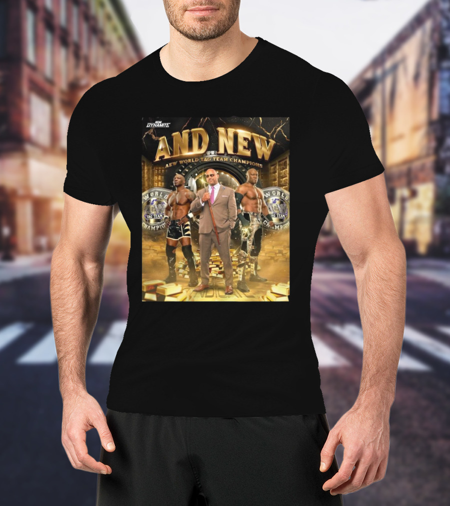 AEW Dynamite And New AEW World Tag Team Champions Hurt Syndicate T-Shirt