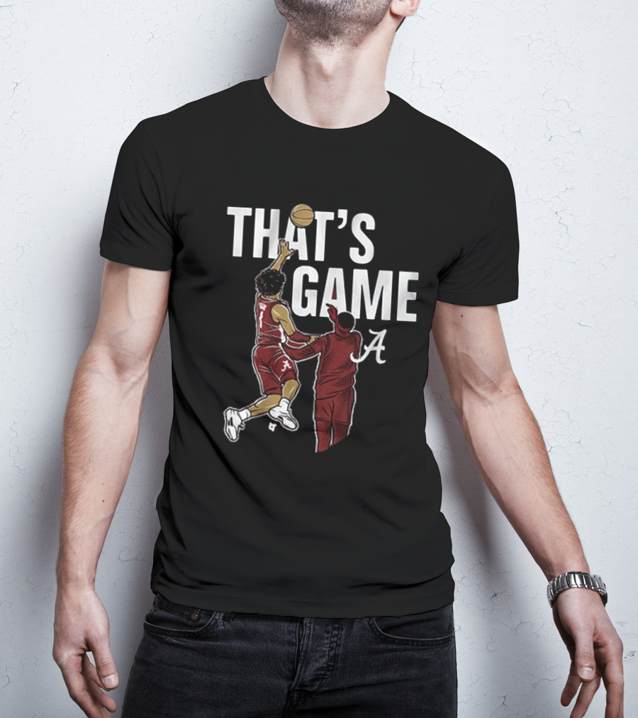 Alabama Basketball Mark Sears Iconic Game Moment T-Shirt