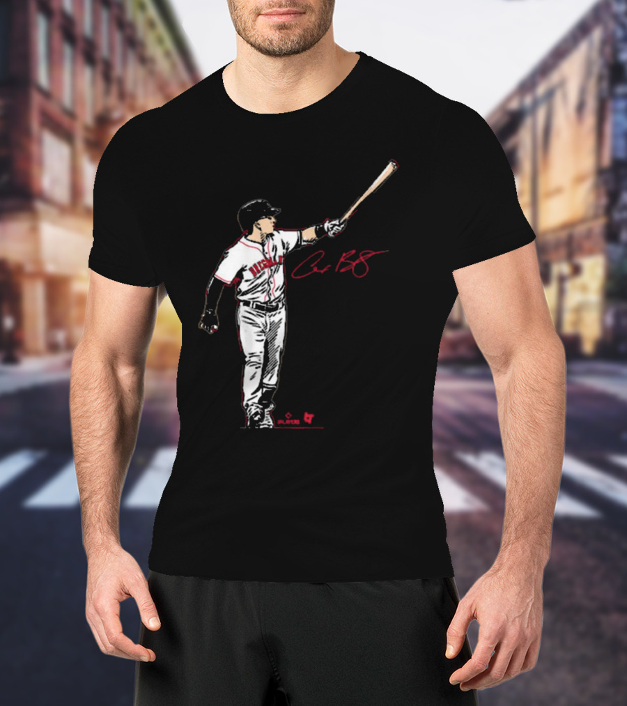 Boston Superstar Pose Red Sox MLB Signature T-Shirt