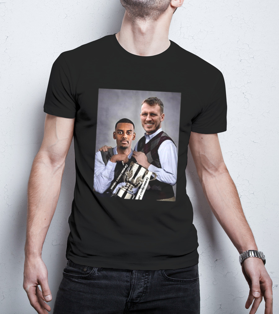 Alexander Isak Dan Burn Step Brothers Premier League Football Trophy T-Shirt