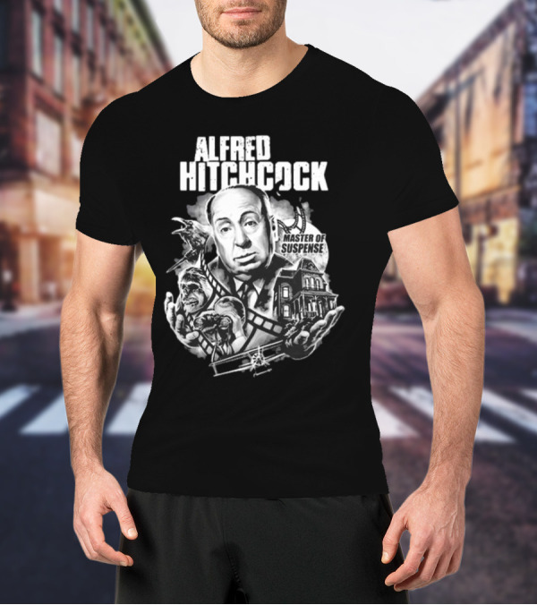 Alfred Hitchcock Master Of Suspense King Of The Silver Screen T-Shirt