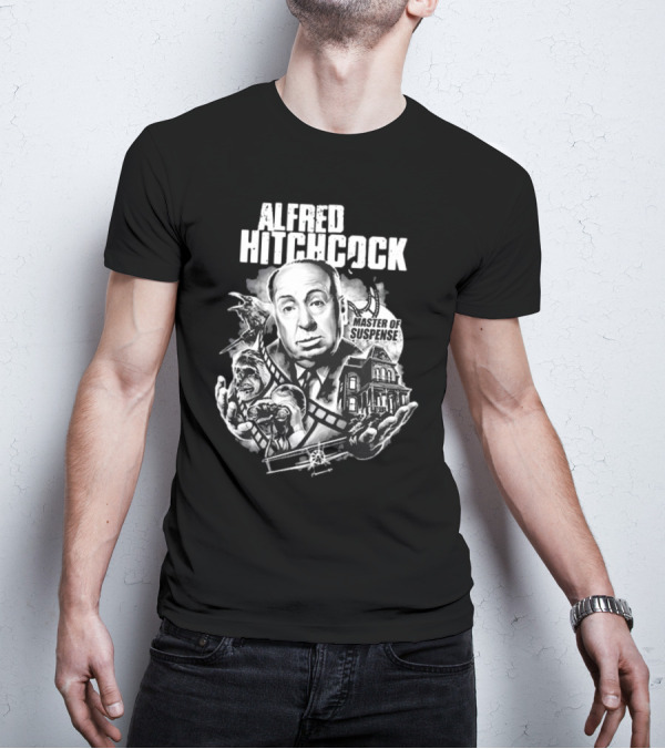 Alfred Hitchcock Master Of Suspense King Of The Silver Screen T-Shirt