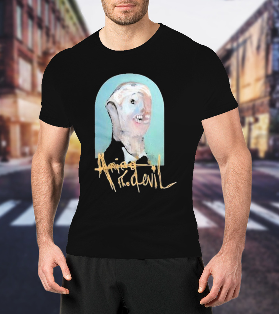 Amigo The Devil Cannibal Within Cover Distorted Face Art T-Shirt