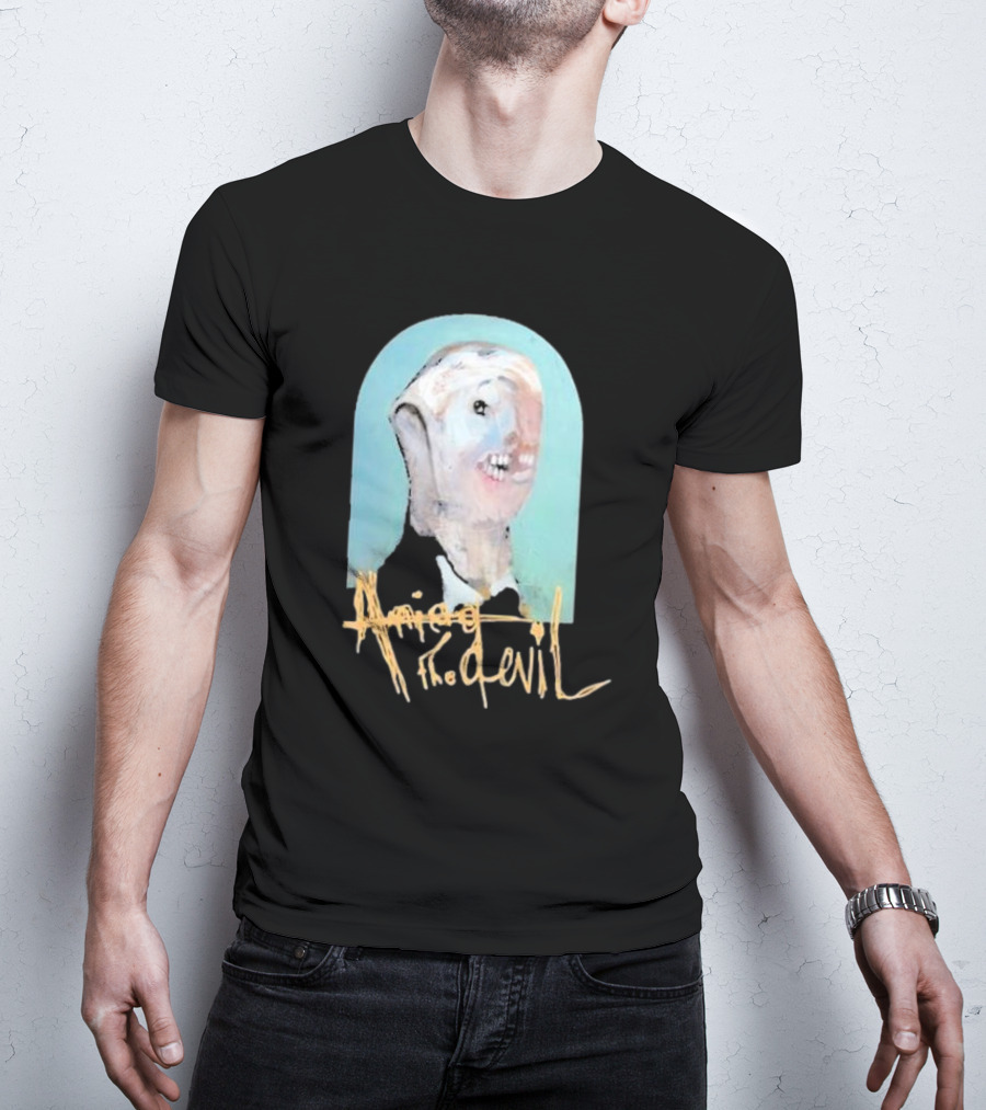 Amigo The Devil Cannibal Within Cover Distorted Face Art T-Shirt