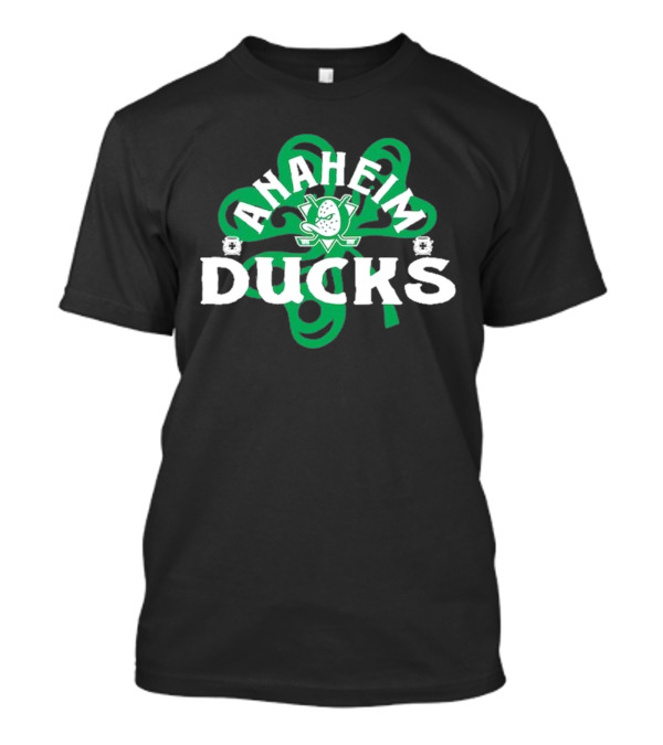 Anaheim Ducks St. Patrick’s Day Shamrock T-Shirt