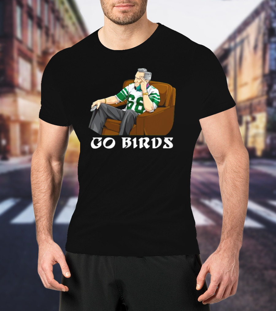 Andy Reid 66 Go Birds Football Fan Apparel T-Shirt