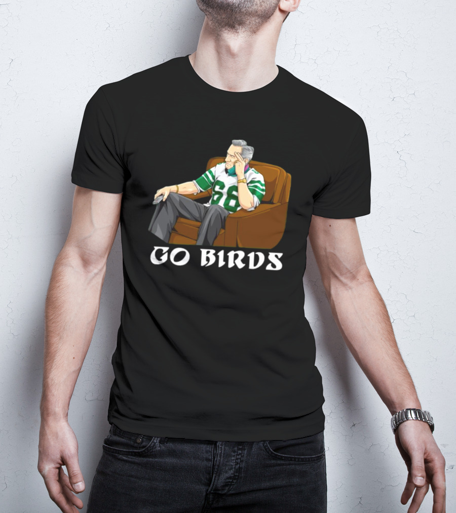 Andy Reid 66 Go Birds Football Fan Apparel T-Shirt