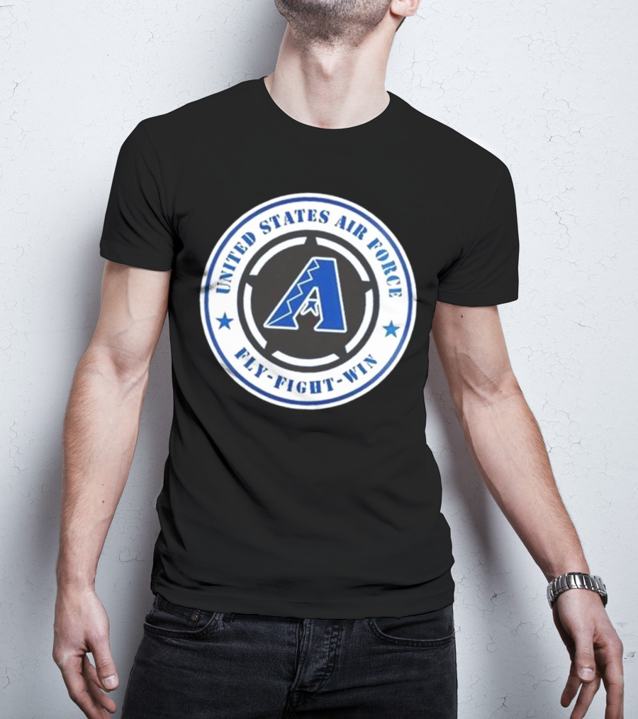 Arizona Diamondbacks United States Air Force Fly Fight Win Military Appreciation Night 2025 T-Shirt