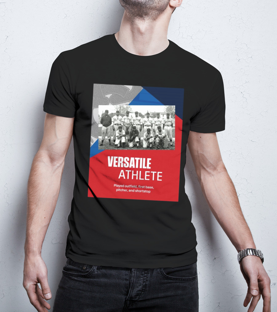 Atlanta ABCs Team Versatile Athlete Played Outfield First Base Pitcher Shortstop T-Shirt