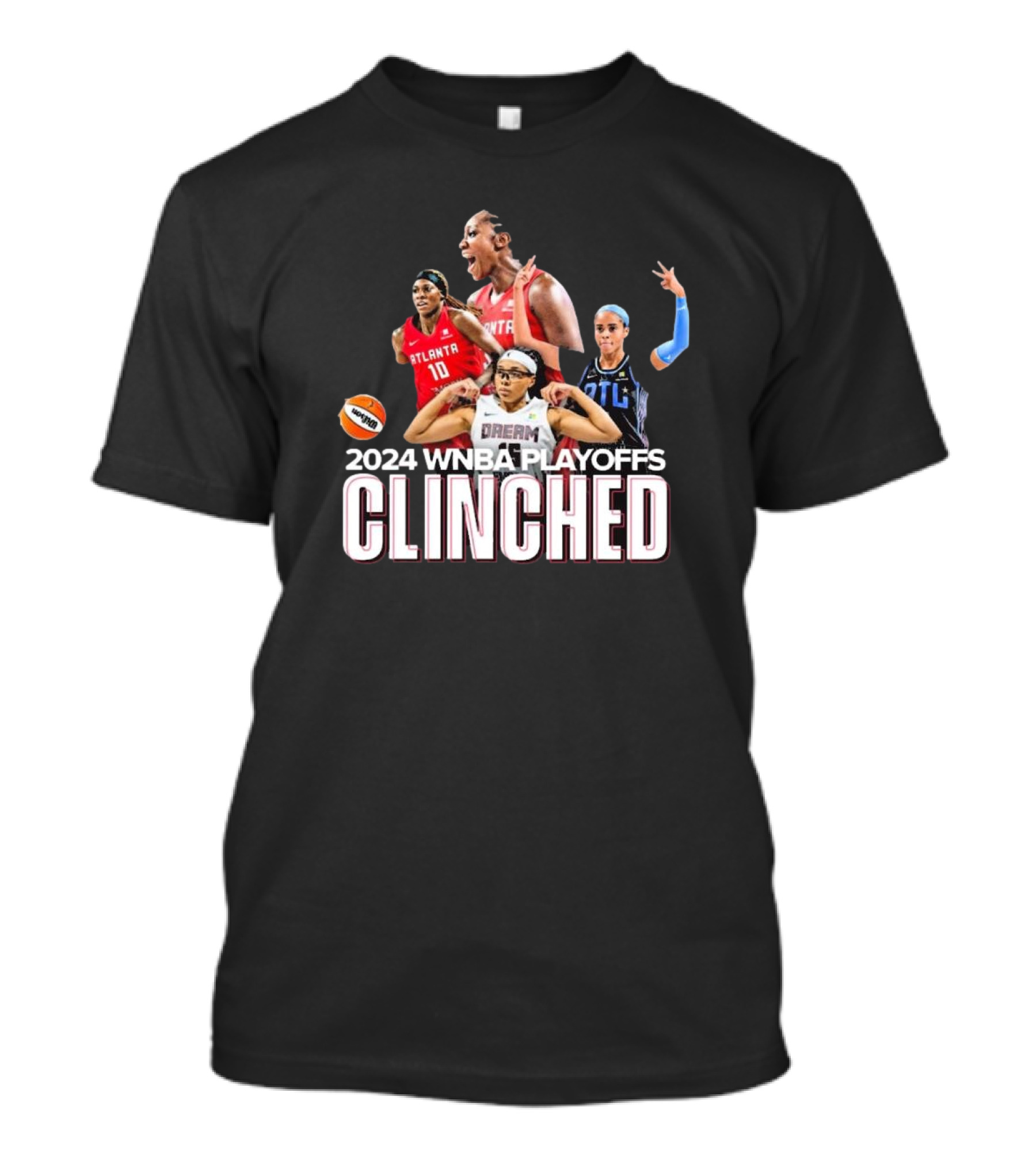 2024 WNBA Playoffs Atlanta Dream Clinched T-Shirt