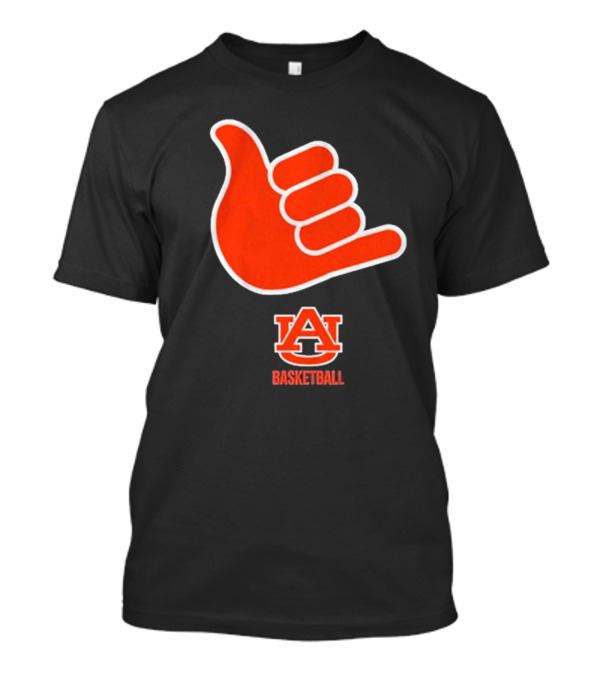 Auburn Basketball AU Shaka Hand Sign T-Shirt