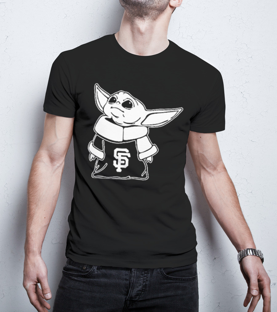 Baby Yoda SF Giants Fan Apparel T-Shirt