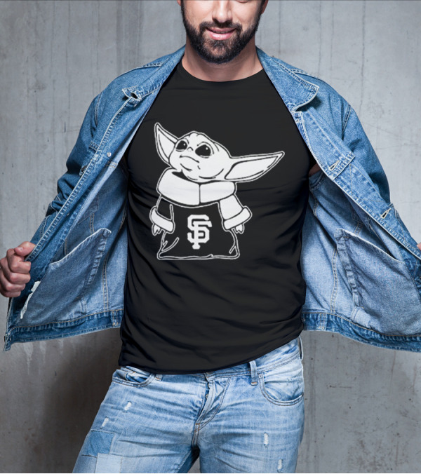 Baby Yoda SF Giants Fan Apparel T-Shirt