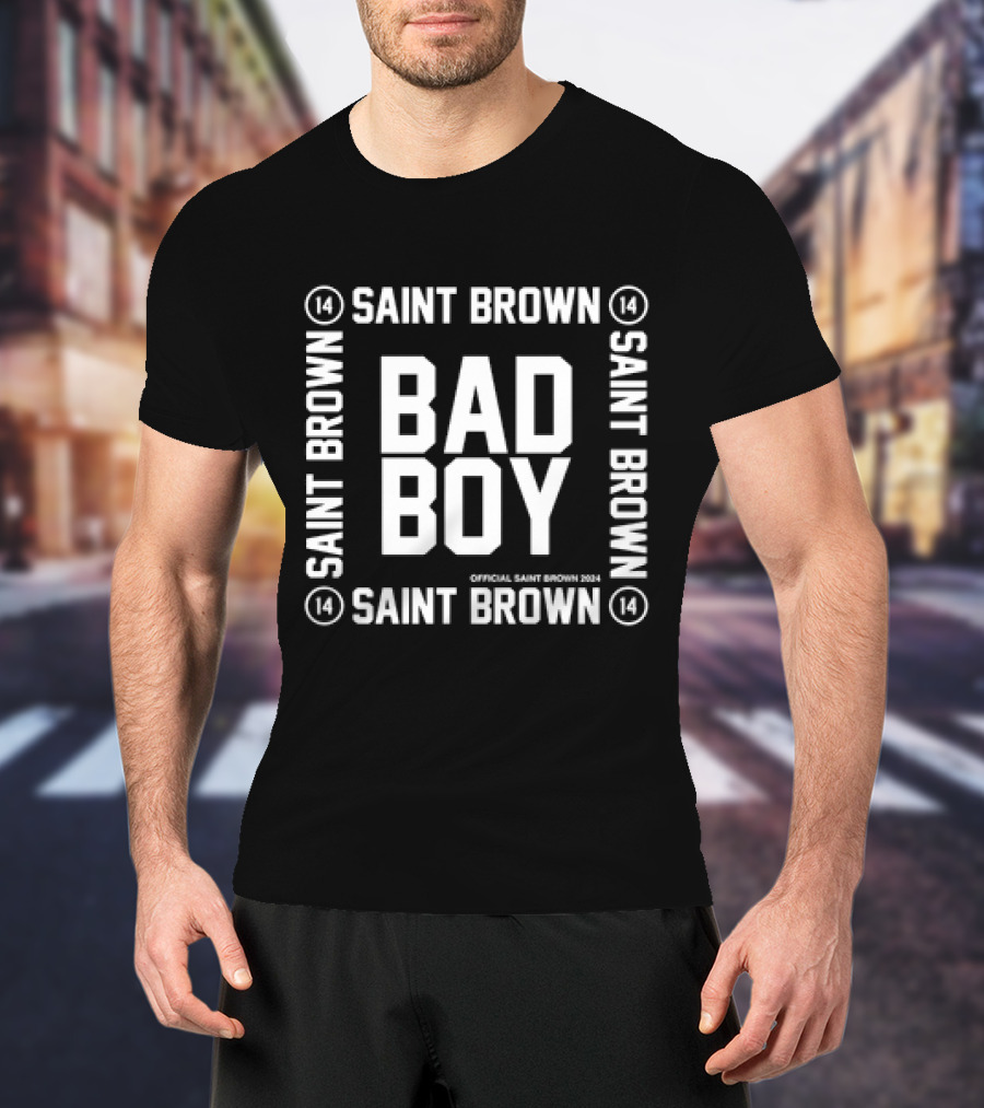 Bad Boy Saint Brown 14 T-Shirt