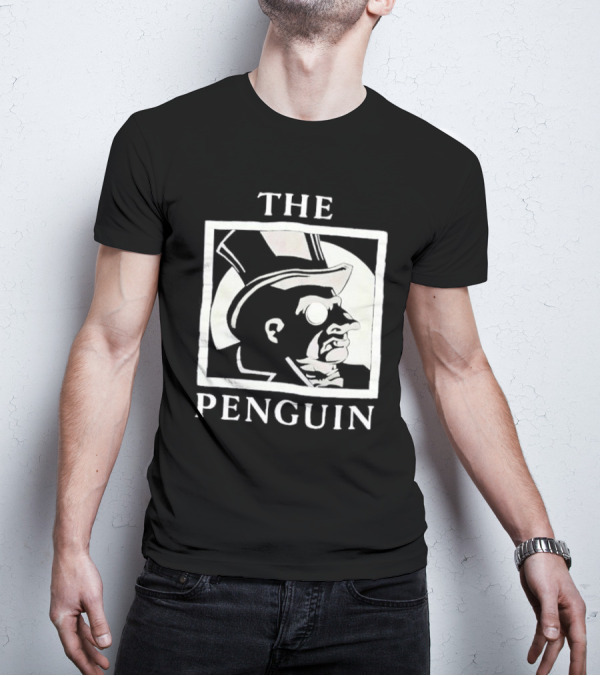 Batman Returns The Penguin Villain Silhouette Art T-Shirt