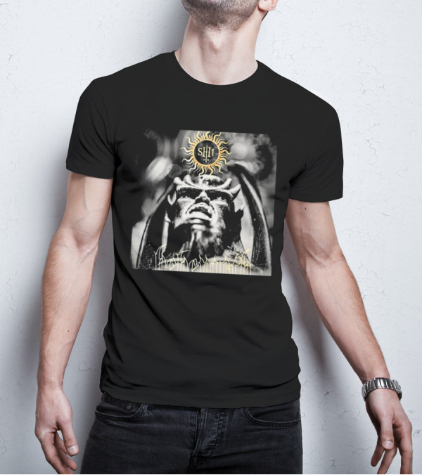 Behemoth The Shit Of God 9th May 2025 Sun Icon And Demonic Figure T-Shirt