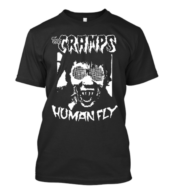 Big Bronson Reed Wearing The Cramps Human Fly The Cramps Human Fly T-Shirt