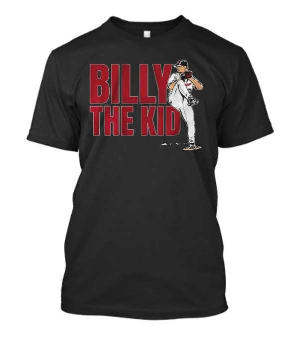 Billy The Kid Pitching Stance Tribute T-Shirt