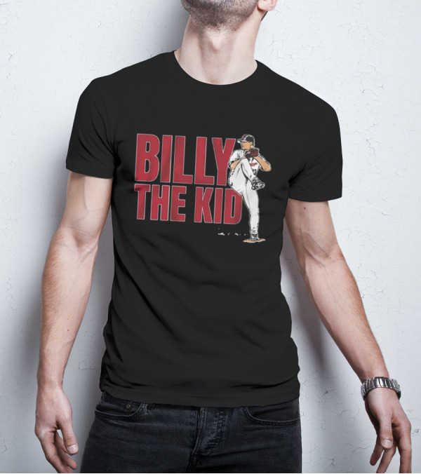 Billy The Kid Pitching Stance Tribute T-Shirt