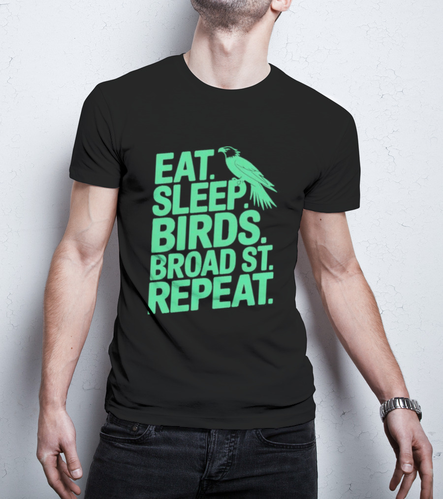 Birds Broad St Repeat T-Shirt