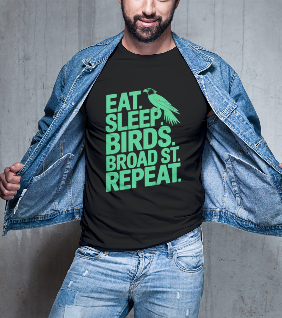 Birds Broad St Repeat T-Shirt