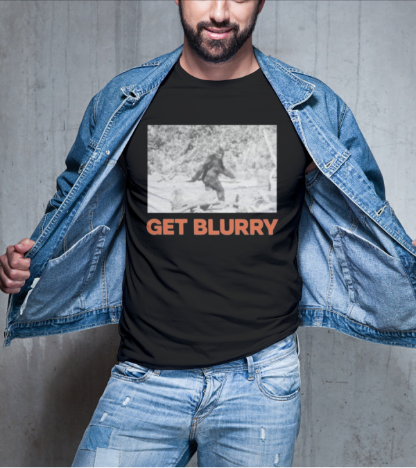 Blurry Creatures Get Blurry Bigfoot Image Classic Style T-Shirt