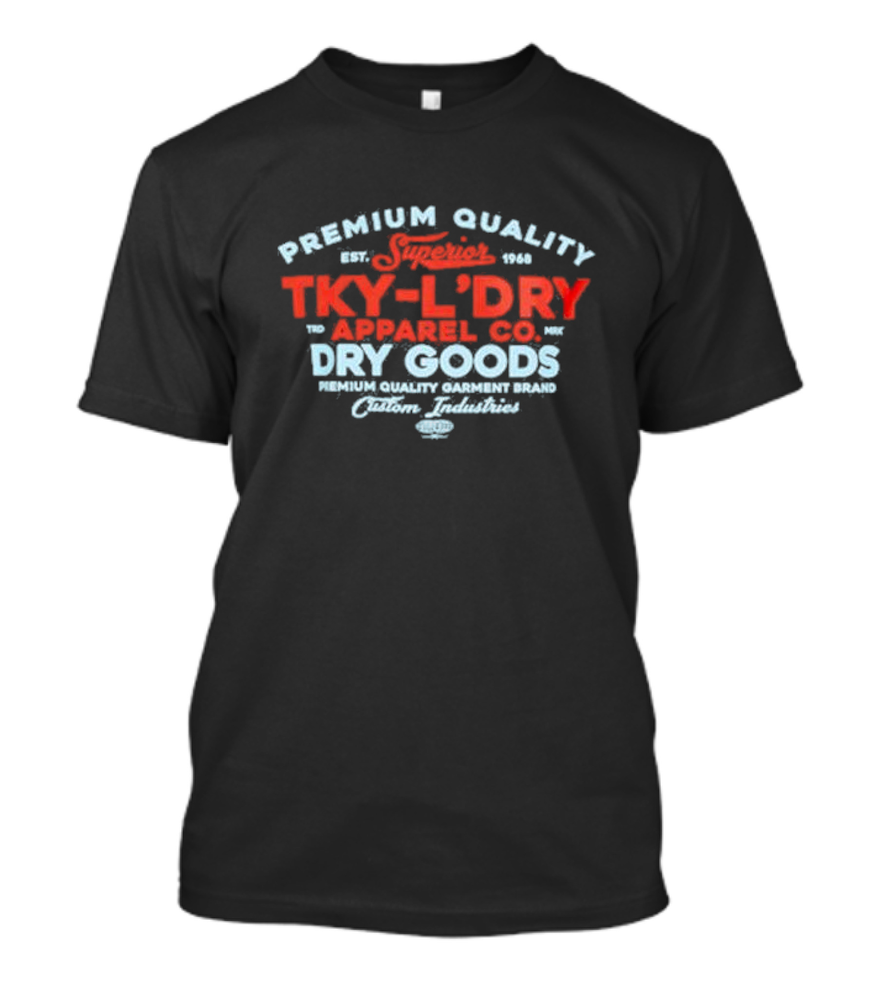 Braemar Vintage Retro Motif Tokyo Laundry Premium Quality Apparel Co Dry Goods T-Shirt